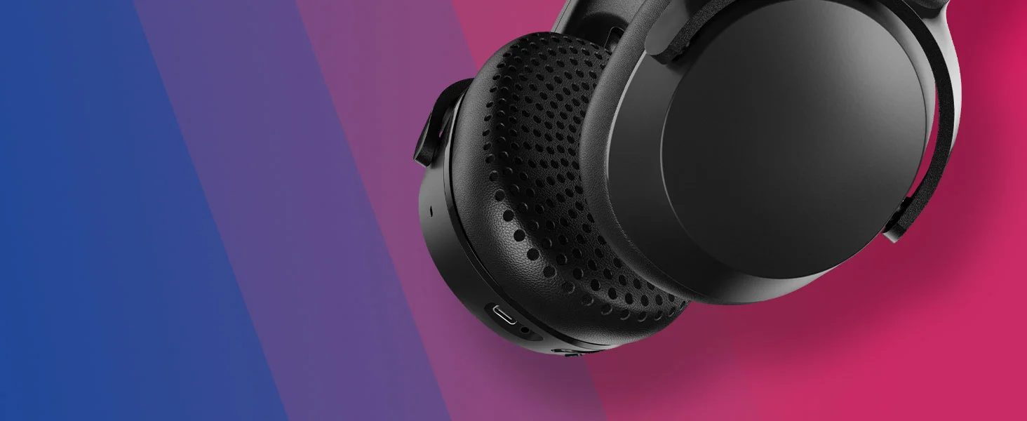 Skullcandy Riff 2 Wireless On-Ear Bluetooth Headphones, 34-Hour Battery, True Black - Thumbnail 8