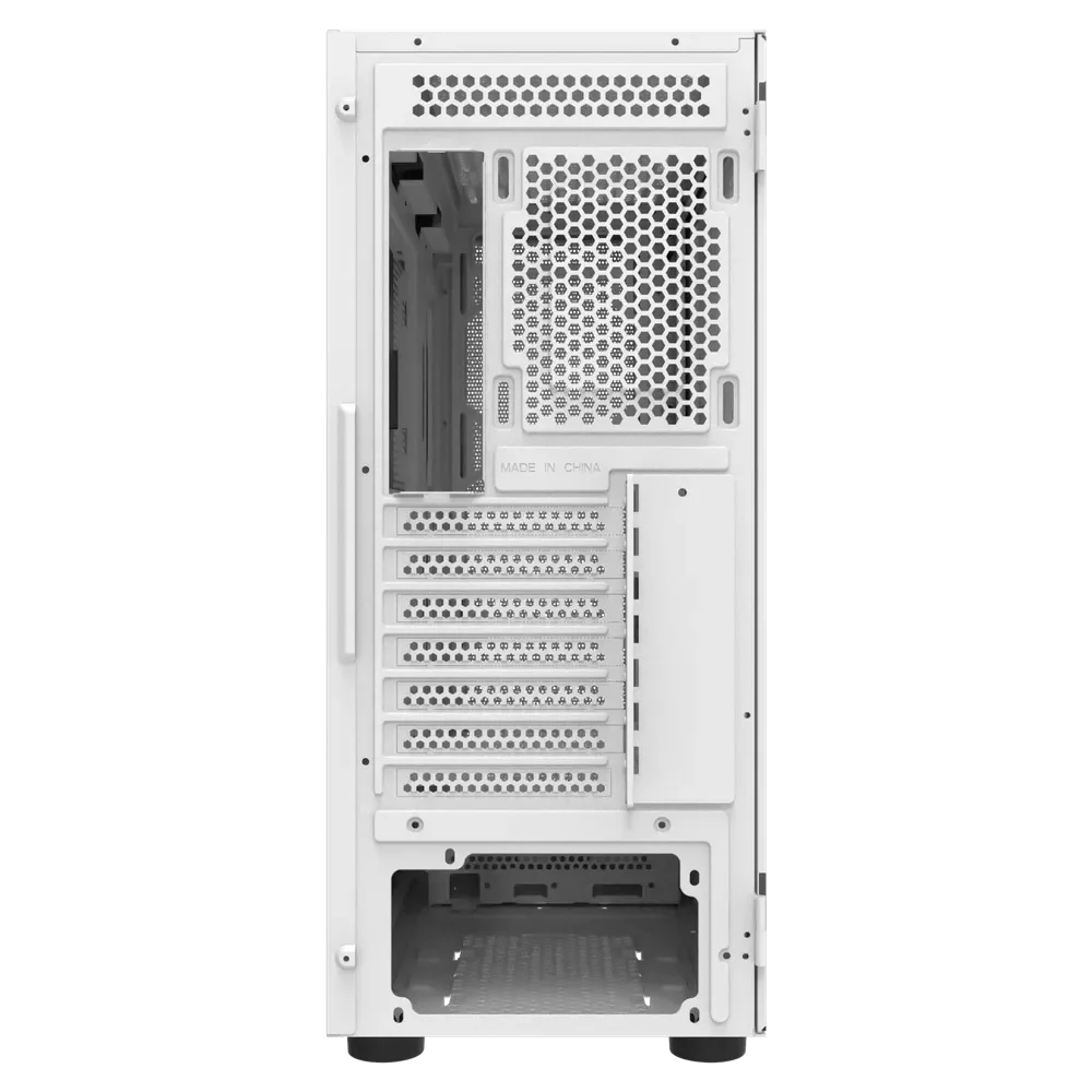 DarkFlash DK431 E-ATX PC Case – White – 4 Pre-installed ARGB Fans - Thumbnail 3
