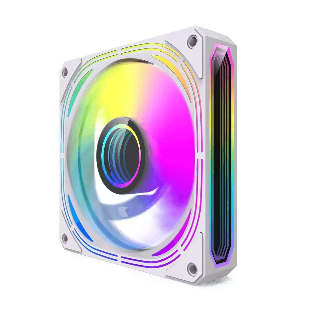 DarkFlash INF24 3-in-1 120mm ARGB Cooling Fan Kit - White - Thumbnail 6