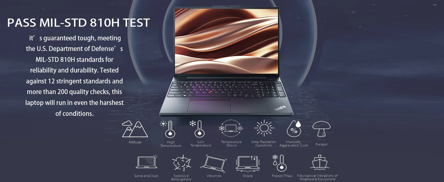 لابتوب Lenovo ThinkPad Edge E16 Gen 3 16 إنش AMD Ryzen 7 250 رام 16GB SSD سعة 1TB - Image 11