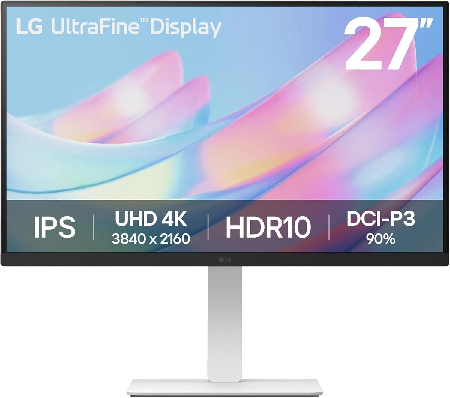 شاشة LG UltraFine 27US550-W مقاس 27 إنش 4K UHD IPS للأعمال مع HDR10 - Image 5