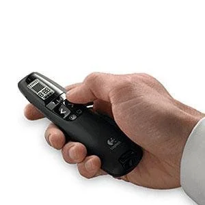 Logitech R700 Wireless Presentation Remote, 2.4 GHz, Red Laser, 30 m Range, LCD Timer, Black - Thumbnail 13