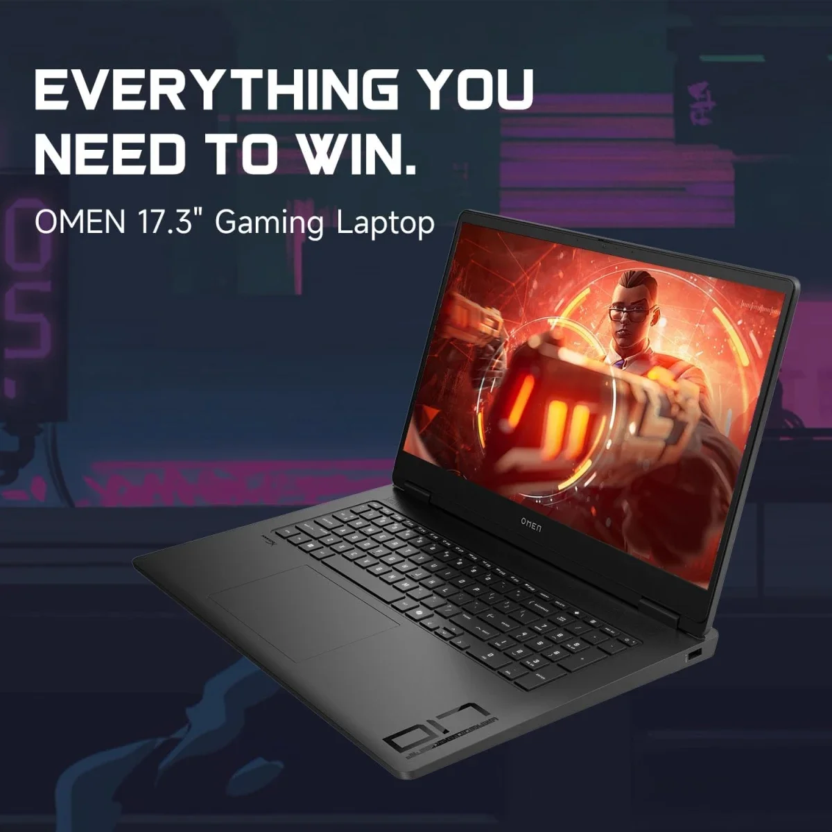 HP OMEN 17 17-db1002ne Gaming Laptop 17.3-inch QHD 240Hz Ryzen AI 9 365 RTX 5070 32GB RAM 1TB SSD Shadow Black - Image 2