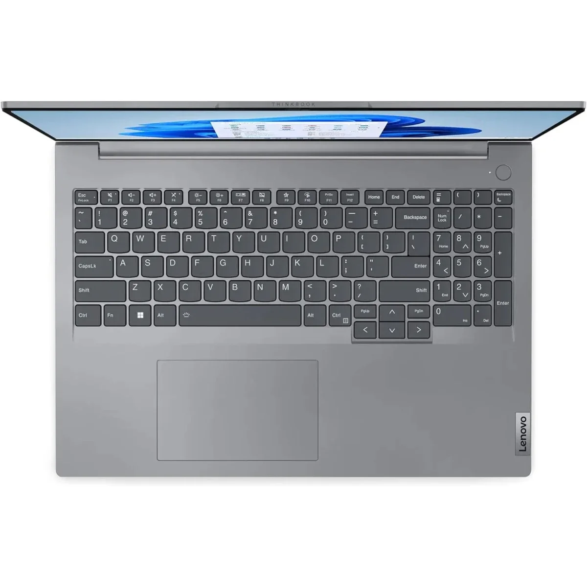 لابتوب Lenovo ThinkBook 16 Gen 8 مقاس 16.0 إنش Intel Core Ultra 7 255H مع 16GB RAM و512GB SSD لون Arctic Grey - Thumbnail 5