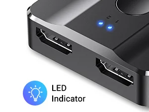 Ugreen 50966 Bi-Directional HDMI Switch 2 In 1 Out, 4K@60Hz UHD 3D HDR - Black - Thumbnail 12
