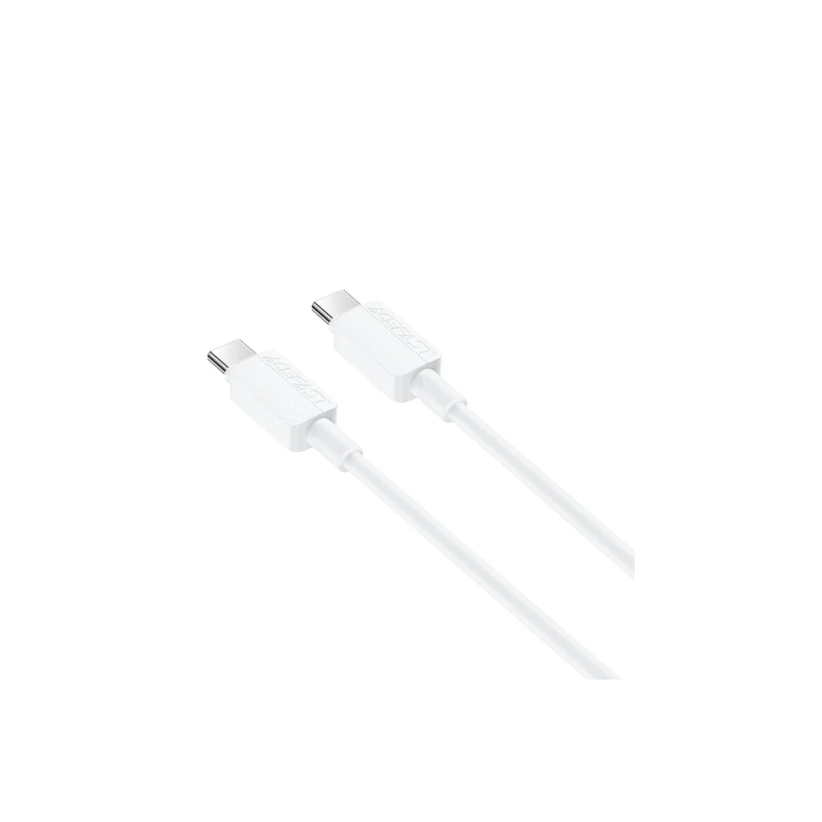 ACEFAST C26-03 60W USB-C to USB-C PVC Charging & Data Cable - White - Image 3