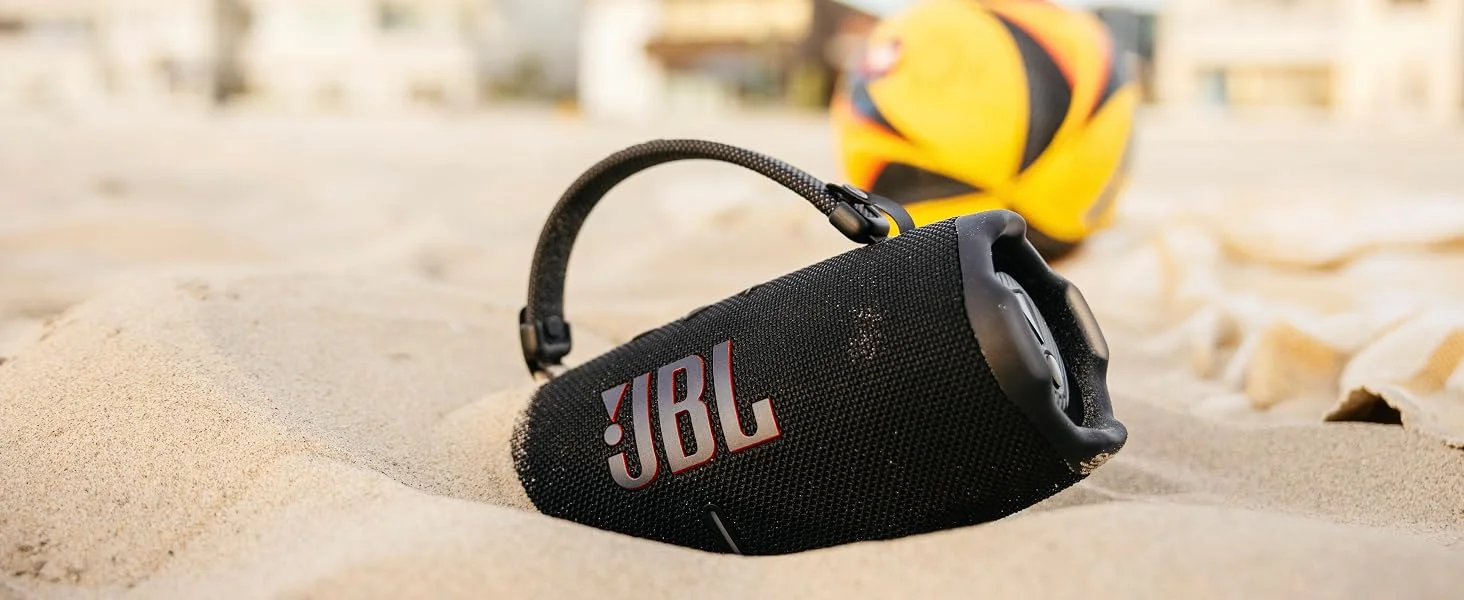 سماعة محمولة JBL Charge 6 بلوتوث مقاومة للماء والسقوط مع AI Sound Boost وتشغيل 28 ساعة وباور بانك وحزام حمل - أسود - Thumbnail 14