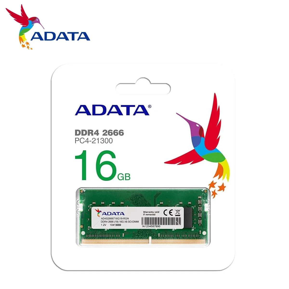 ذاكرة لابتوب ADATA DDR4 SO-DIMM سعة 16GB بسرعة 2666MHz CL19