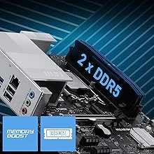 MSI PRO H810M-B mATX Motherboard LGA 1851 DDR5 PCIe 5.0 M.2 2.5G LAN - Thumbnail 14