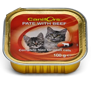 باتيه للقطط Canifors بنكهة اللحم البقري 100 غرام - Thumbnail 3