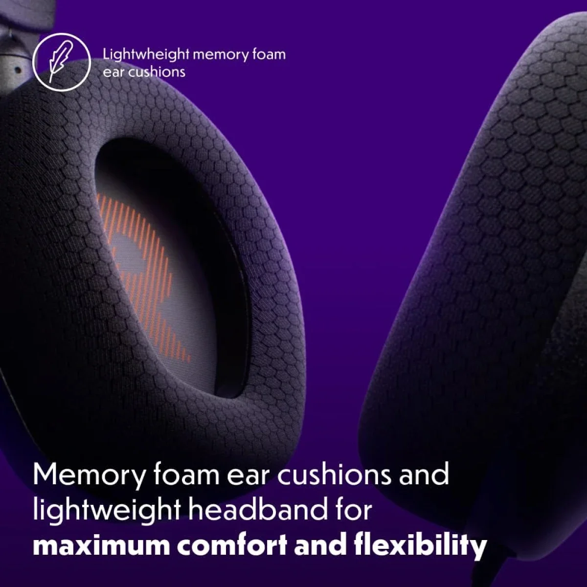 سماعة ألعاب JBL Quantum 100M2 سلكية بمحركات 40 مم وميكروفون بوم قابل للفصل وكابل 1.2 متر - أسود - Thumbnail 5