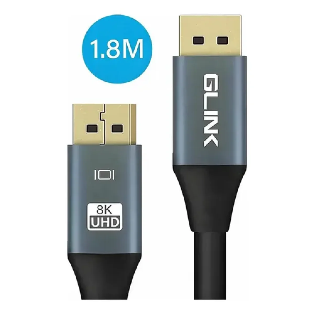 كيبل GLINK DisplayPort DP إلى DP أصلي بطول 1.8 متر