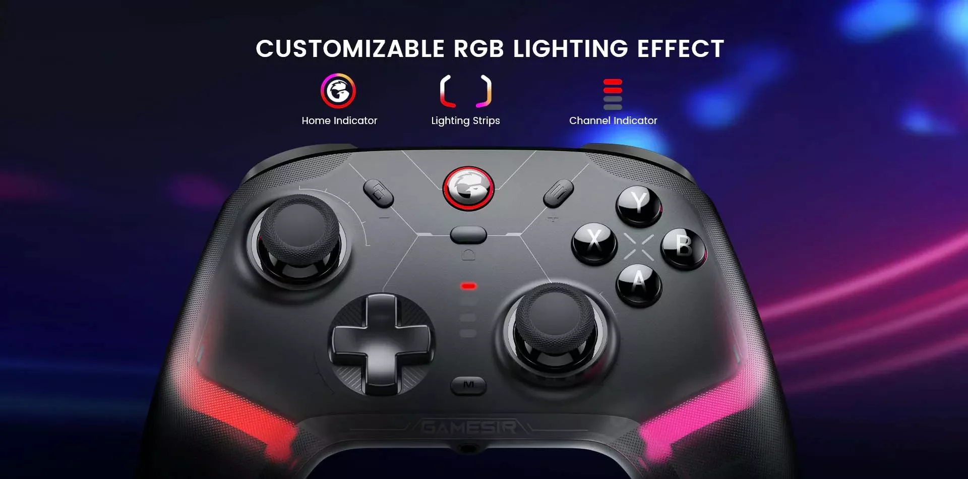 يد تحكم GameSir Cyclone 2 للألعاب متعددة المنصات – أبيض فانتوم - Image 3