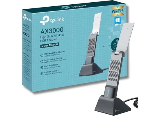 محول لاسلكي TP-LINK Archer TX50UH AX3000 Wi-Fi 6 USB 3.0 بكابل 1.2 م - Image 3