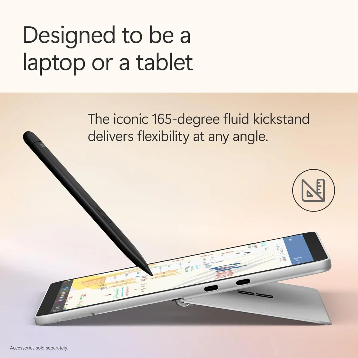Microsoft Surface Pro 12 (2025) Copilot+ PC 12-Inch 2-in-1 Touchscreen Snapdragon X Plus 8-Core 16GB RAM 512GB SSD 90Hz Platinum - Image 3