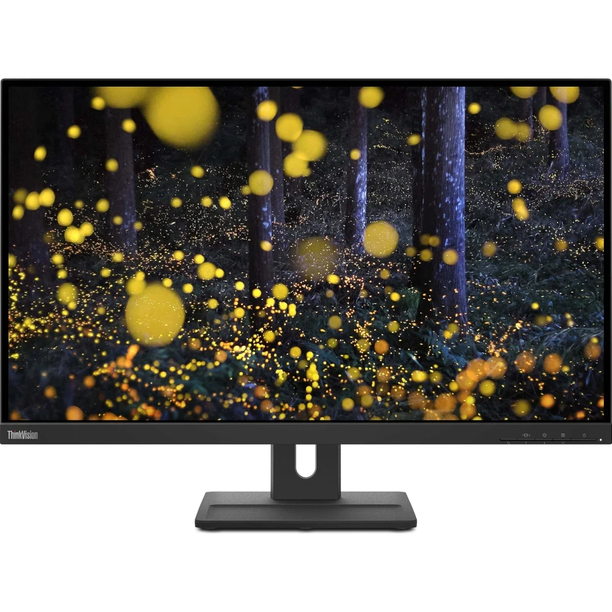 شاشة Lenovo ThinkVision E24q-30 للأعمال 24 إنش QHD IPS بتردد 100 هرتز، أسود - Image 2