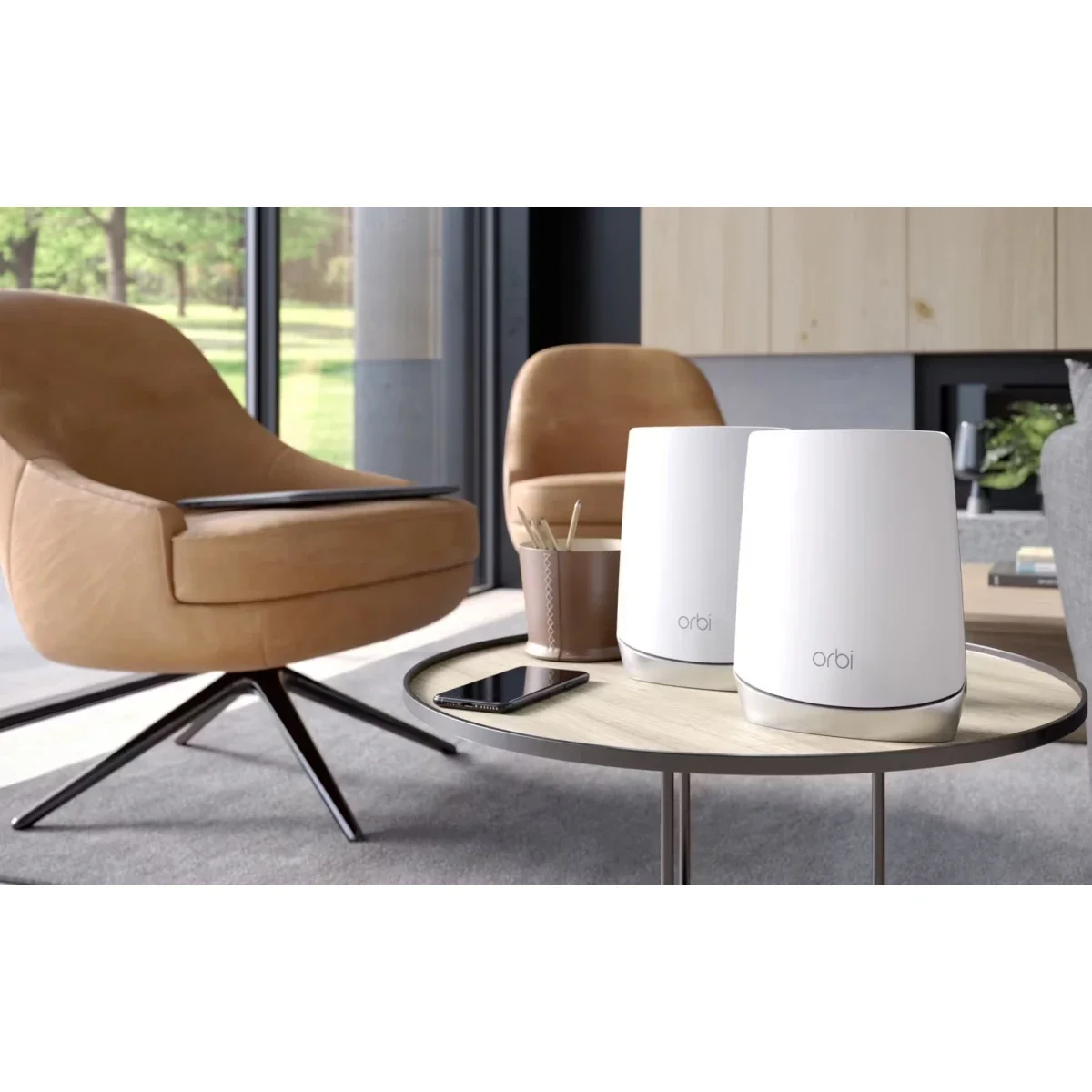 NETGEAR Orbi RBK352 AX1800 Wi-Fi 6 Dual-Band Mesh System 2-Pack - Thumbnail 5
