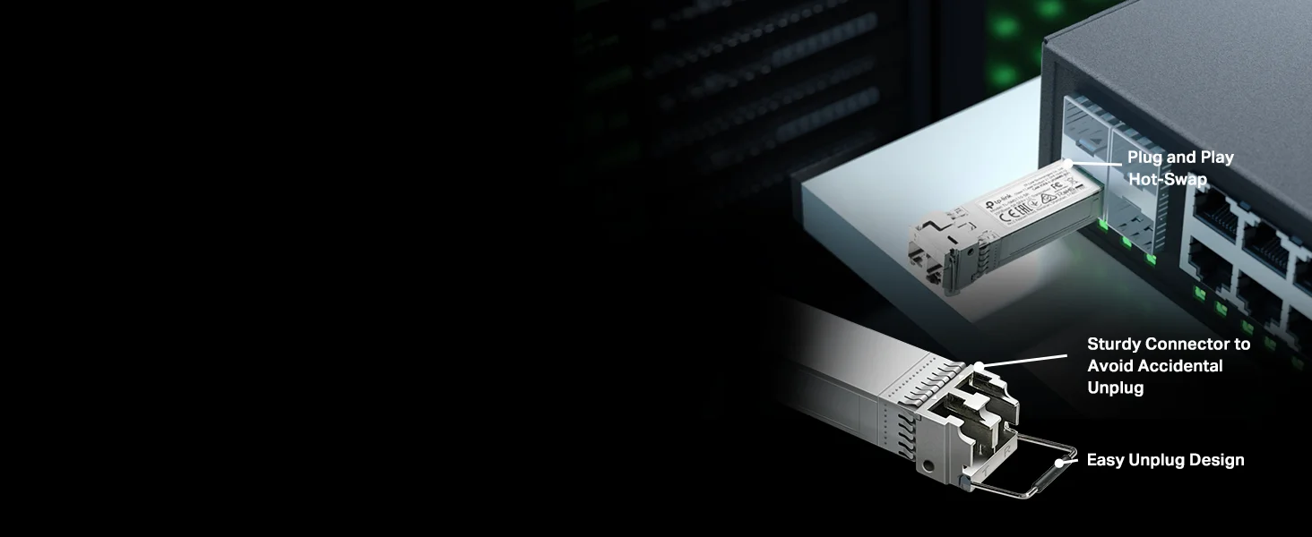 وحدة إرسال واستقبال TP-LINK TL-SM5110-SR ‏SFP+ LC متعددة الوضع 10G SR - Thumbnail 10