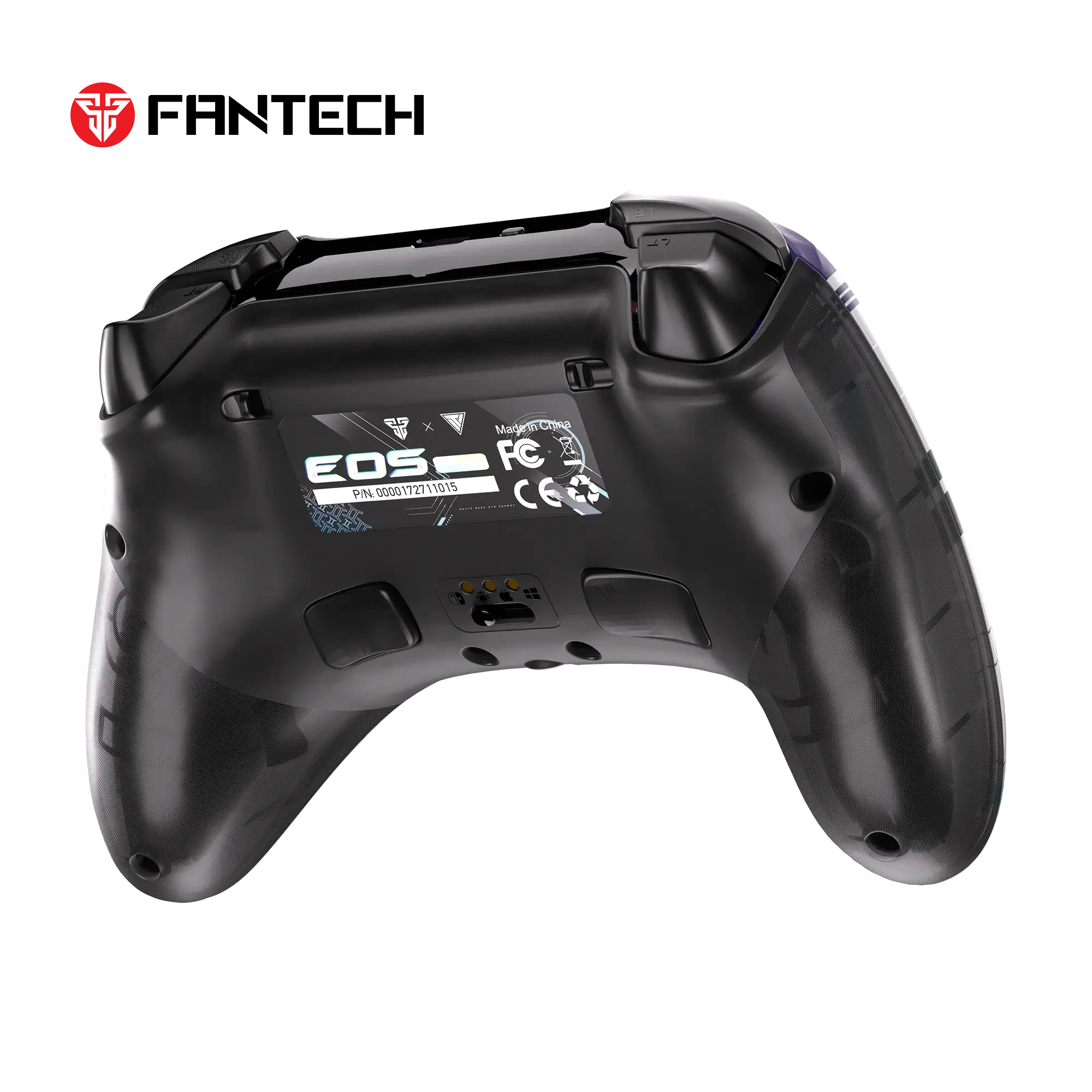 يد تحكم ألعاب Fantech EOS Pro II S WGP15V2S لاسلكية بأزرار ميكانيكية - Geminus Black - Image 5