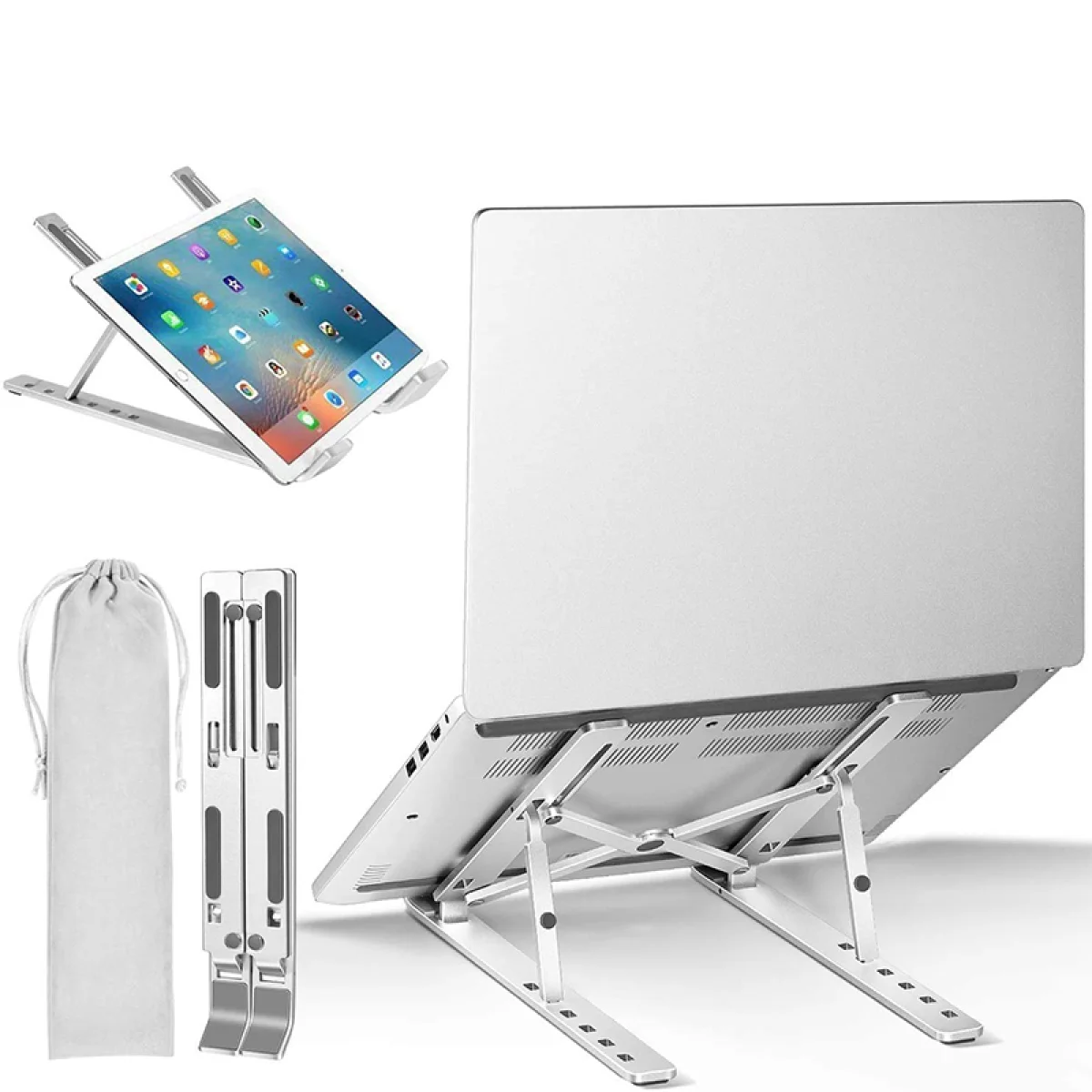 Aluminum Alloy Laptop Stand Medium LS-050/1TSPS - Image 2