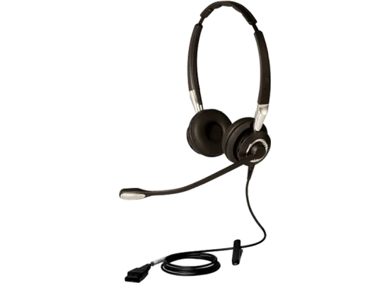 سماعة رأس سلكية احترافية Jabra Biz 2400 II QD Duo UNC ستيريو بميكروفون عازل للضوضاء - Image 7