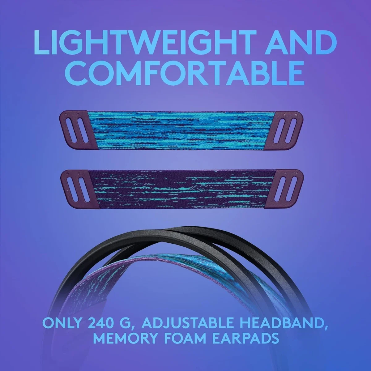 سماعة ألعاب Logitech G335 سلكية مع ميكروفون قابل للطي لكتم الصوت ومنفذ صوت 3.5 مم - أسود - Thumbnail 2