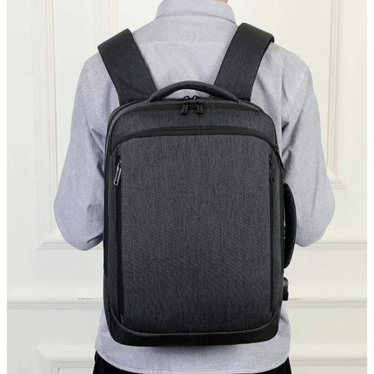 حقيبة ظهر للأعمال DTBG D-8906W للابتوبات حتى 15.6 إنش - رمادي - Image 3
