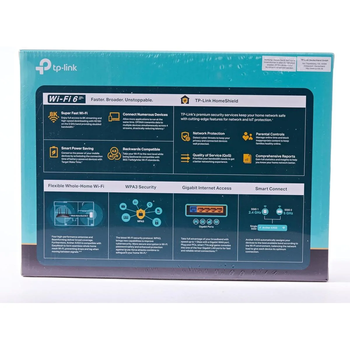 راوتر TP-LINK Archer AX53 AX3000 ثنائي النطاق Wi-Fi 6 - Image 5