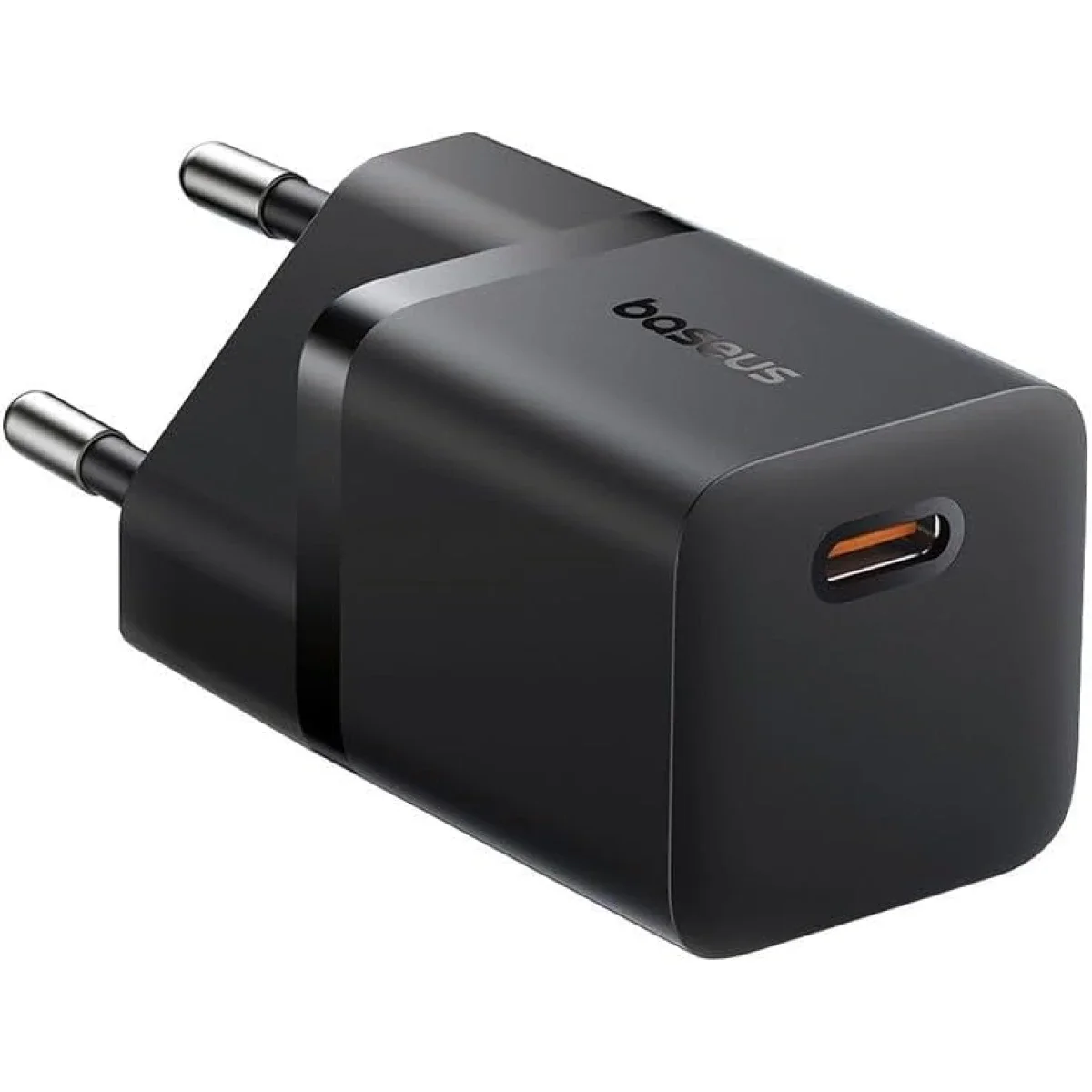 شاحن جداري سريع Baseus GaN5 Mini بقدرة 25 واط ومنفذ USB-C مع PPS وPD 3.0 وQC 3.0 - أسود - Image 4