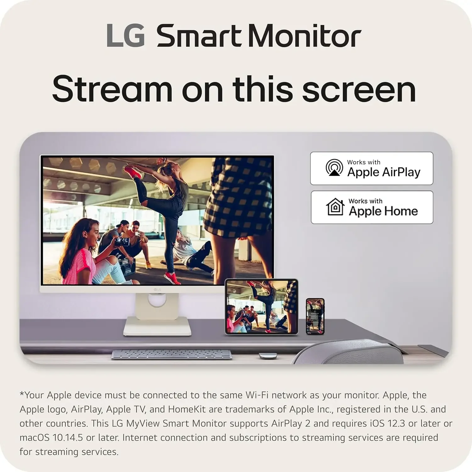LG 25SR50F-W Smart Monitor 25-inch Full HD IPS with webOS - Image 5