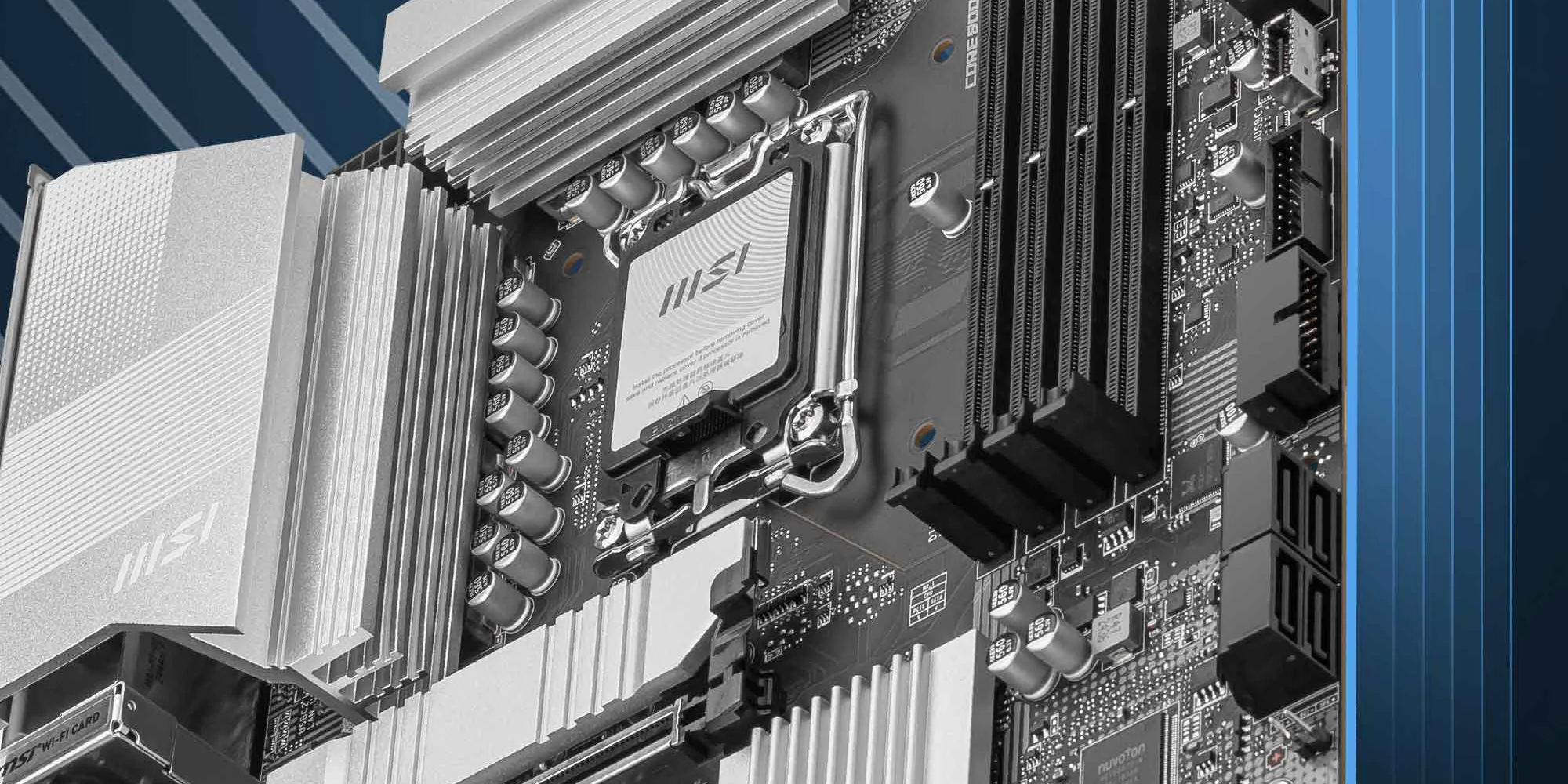 MSI PRO B860M-B mATX Motherboard LGA 1851 DDR5 PCIe 5.0 M.2 Gen5 5G LAN - Thumbnail 10