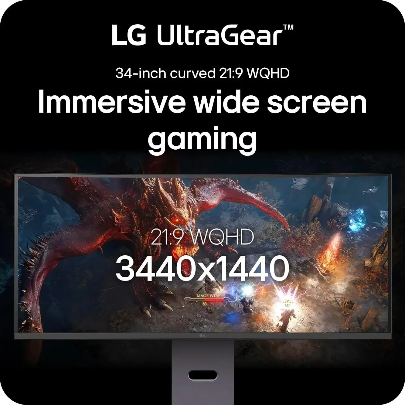 LG UltraGear 34G600A-B 34-inch WQHD 2K 160Hz Curved Gaming Monitor - Image 5
