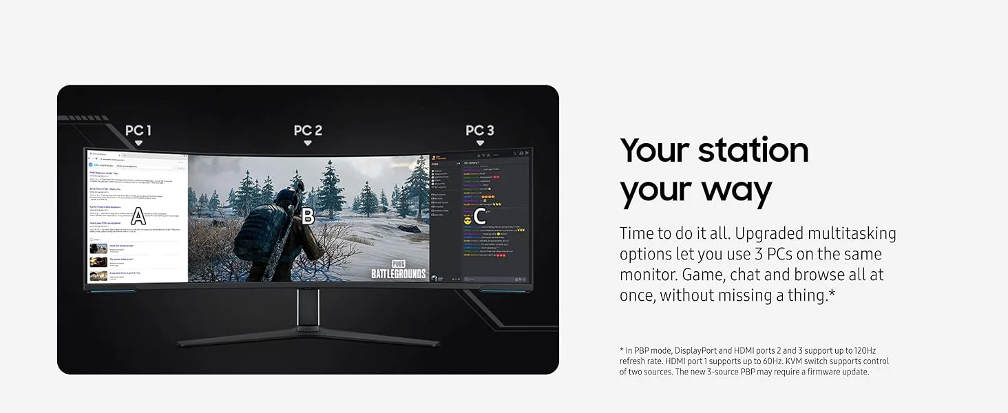 Samsung Odyssey Neo G9 G95NC 57-Inch Dual 4K UHD 240Hz Curved Gaming Monitor - Image 22