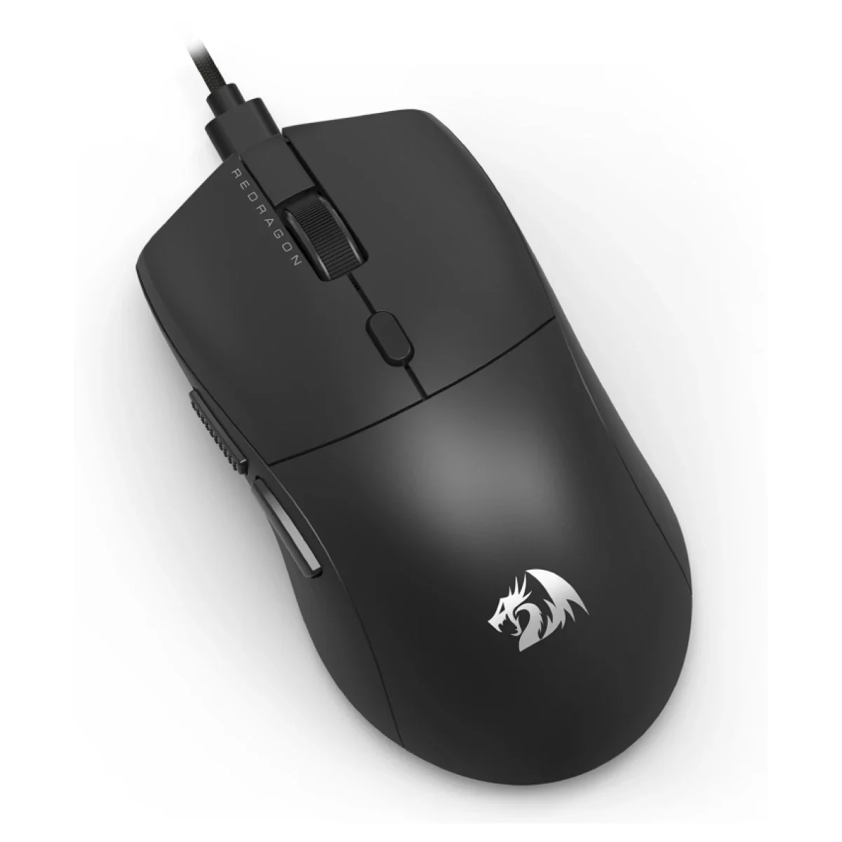 ماوس ألعاب Redragon M815 NEVA خفيف الوزن 44 جم، 8KHz، 26000 DPI، أسود - Thumbnail 2