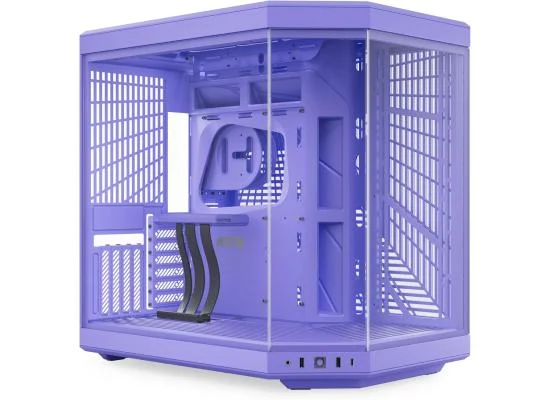 HYTE Y70 Standard Edition Non-Touch ATX Mid-Tower Gaming Case with PCIe 4.0 Riser Cable - Taro Milk - Thumbnail 4