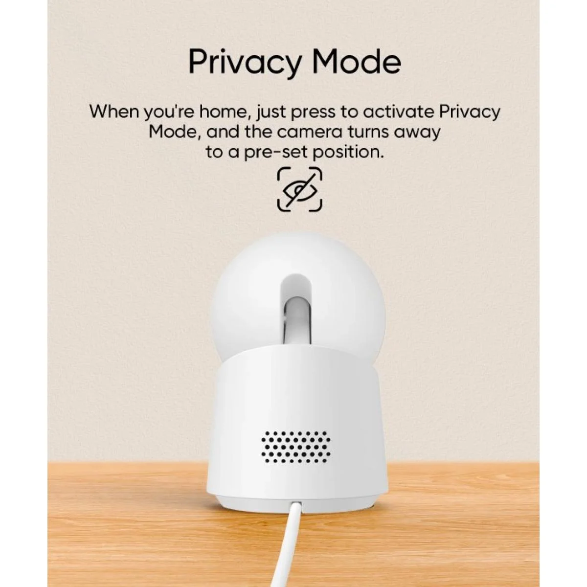 Eufy by Anker C220 Wireless Indoor Security Camera, 2K, 360° Pan & Tilt, White - Thumbnail 4