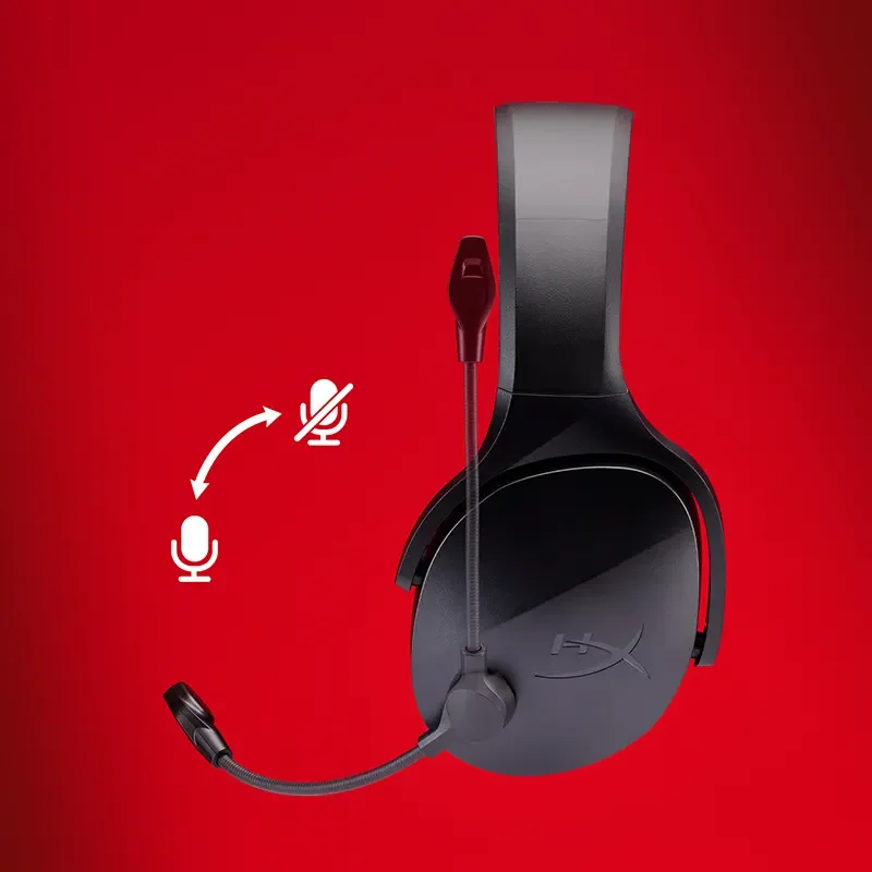 سماعة ألعاب Hyper X Cloud Jet لاسلكية - أسود (AJ0T1AA) - Image 2