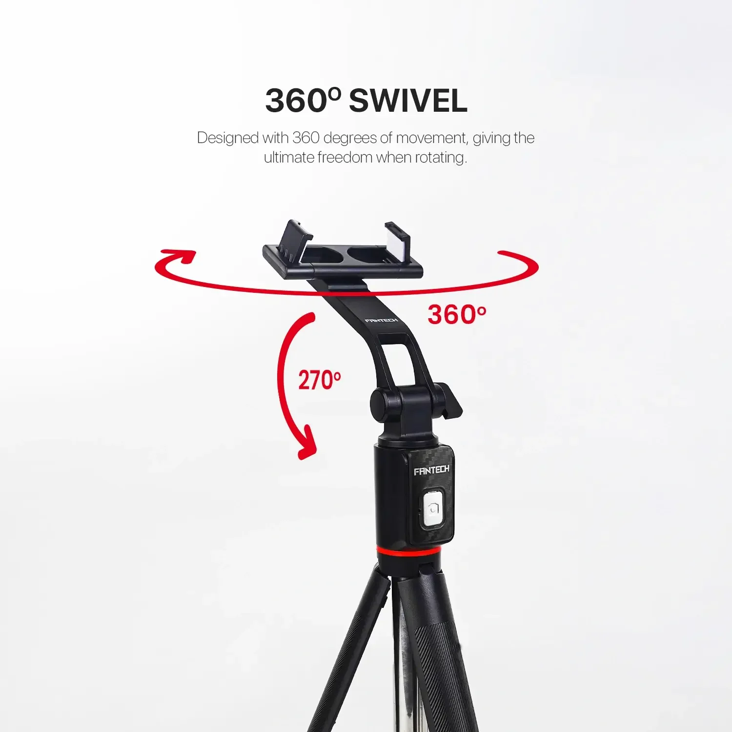 Fantech SS100 Selfie Stick Tripod Stand - Thumbnail 7