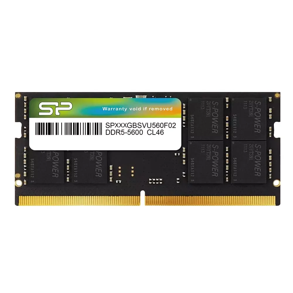 رام لابتوب Silicon Power SP بسعة 16GB DDR5 وسرعة 5600MT/s SODIMM