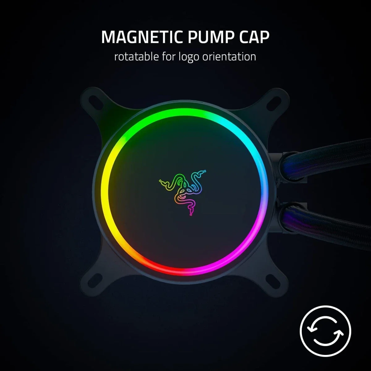 Razer Hanbo Chroma 240mm AIO Liquid CPU Cooler with ARGB - Image 5