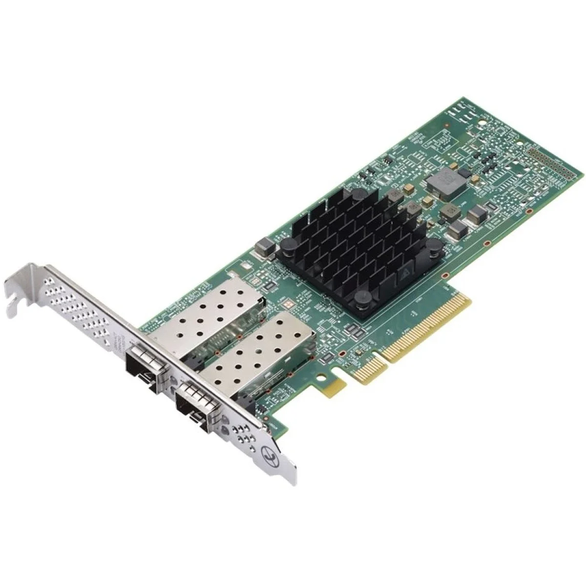 محول إيثرنت Lenovo ثنائي المنافذ SFP28 بسرعة 10/25GbE وPCIe 3.0 x8 ThinkSystem Broadcom 57414
