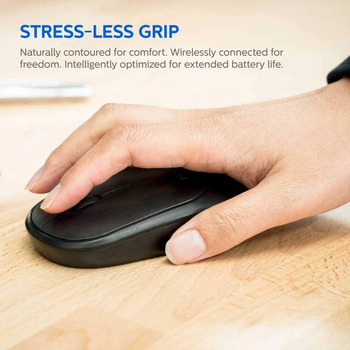 Philips MK324 Wireless Keyboard and Mouse Combo with Adjustable DPI - Image 5
