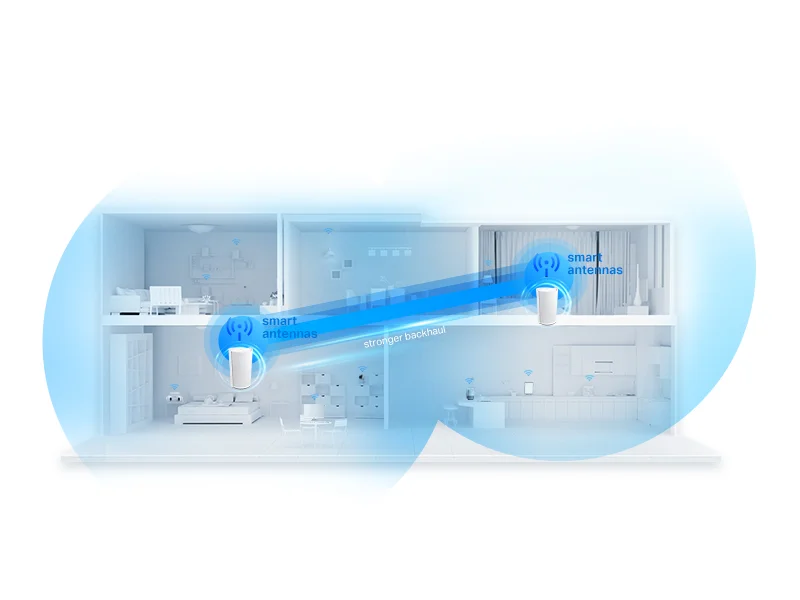 نظام شبكي Mesh Wi‑Fi 6 ثلاثي النطاق TP-LINK Deco X90 AX6600 عبوتان - Image 10