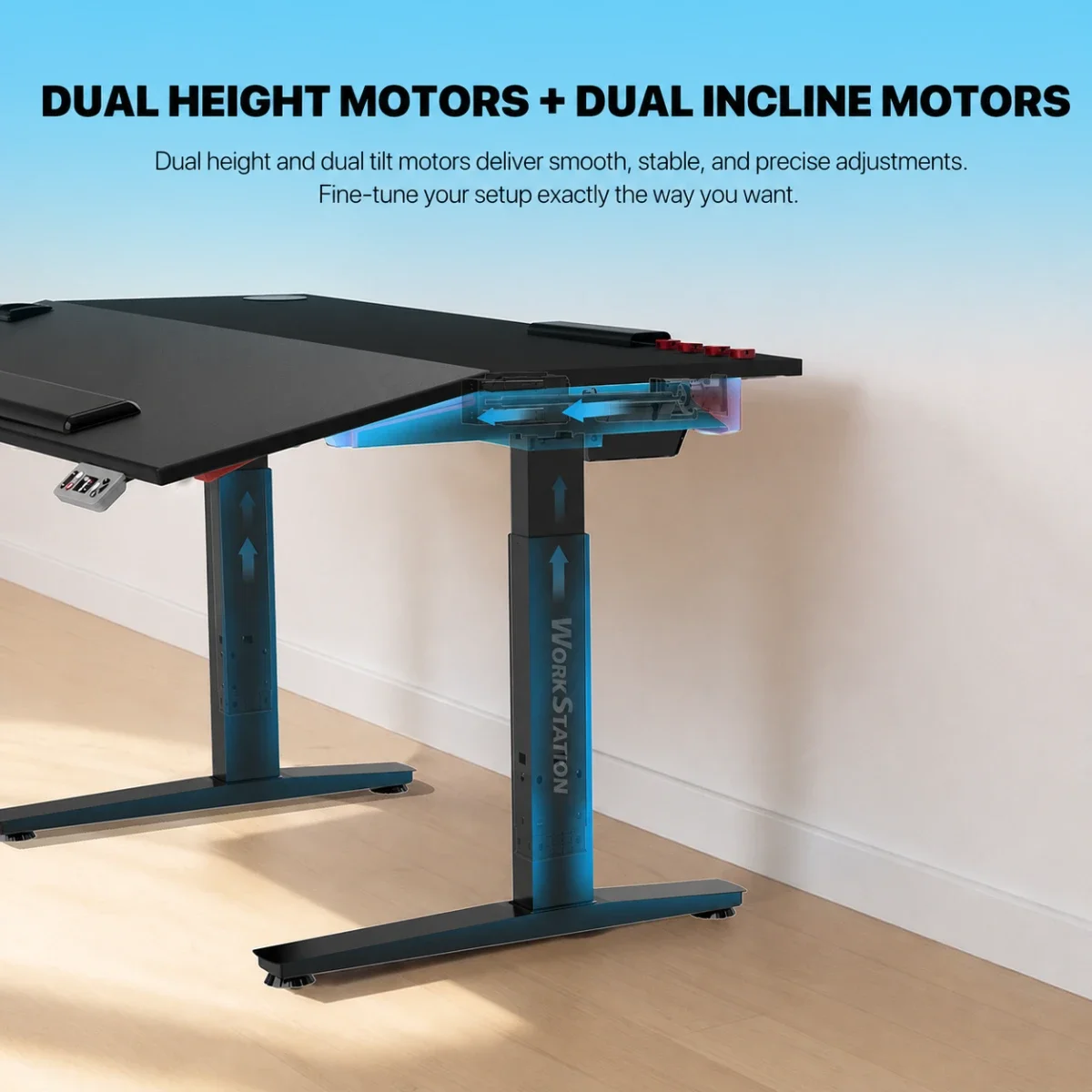 Fantech WorkStation ZURICH DW314 Electric Standing & Tilting Desk - Image 6