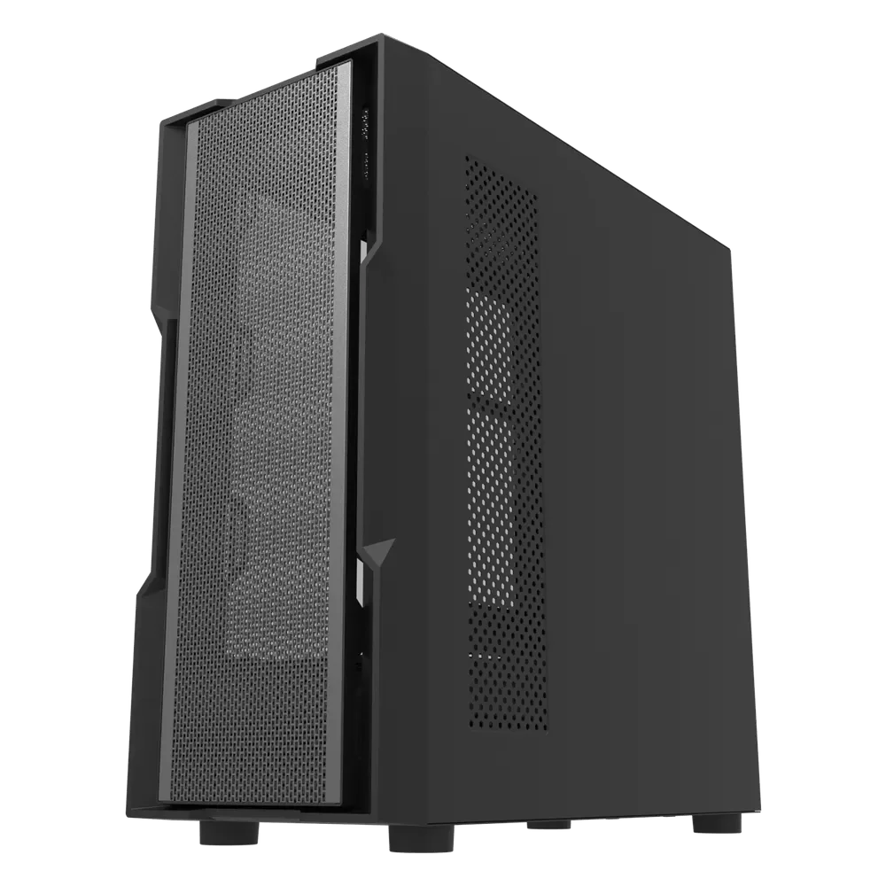 كيس كمبيوتر DarkFlash DK431 E-ATX أسود مع 4 مراوح ARGB مركبة مسبقاً - Image 3
