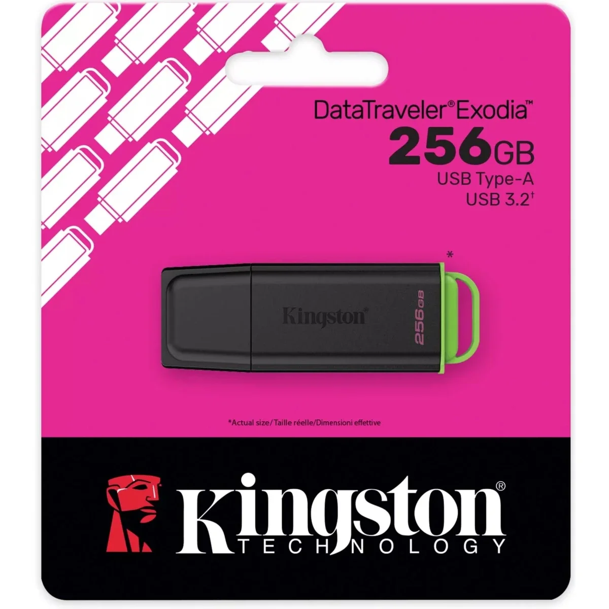 فلاش درايف Kingston DTXG2/256GB DataTraveler Exodia Onyx بسعة 256GB وUSB 3.2 Gen 1 - Thumbnail 2