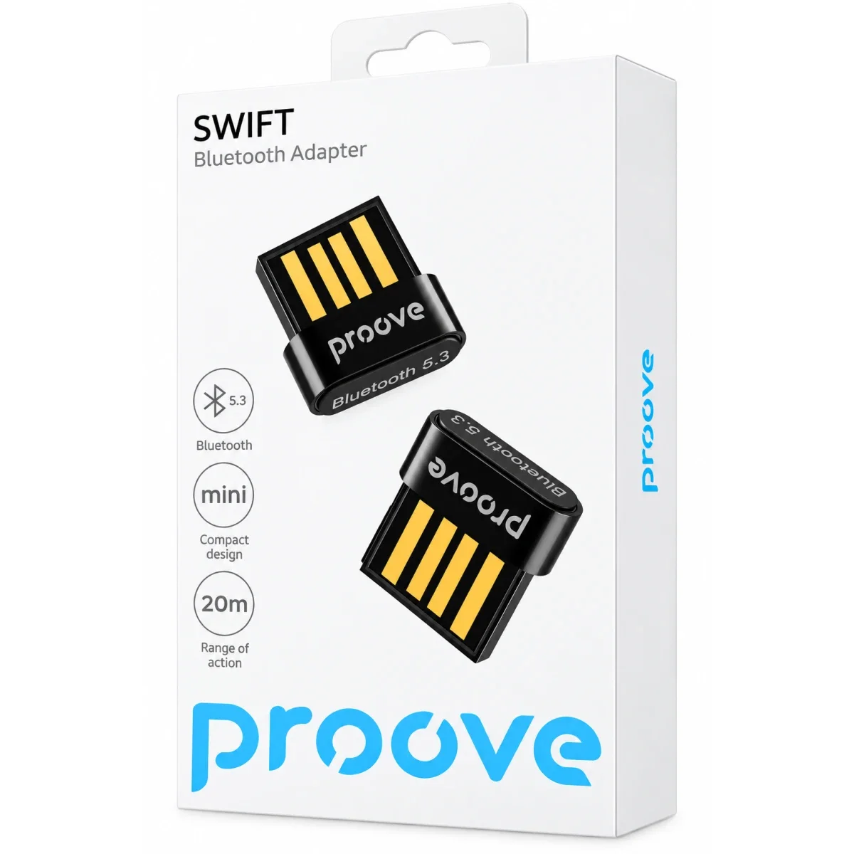 محول بلوتوث Proove Swift USB 5.3 أسود - Image 2