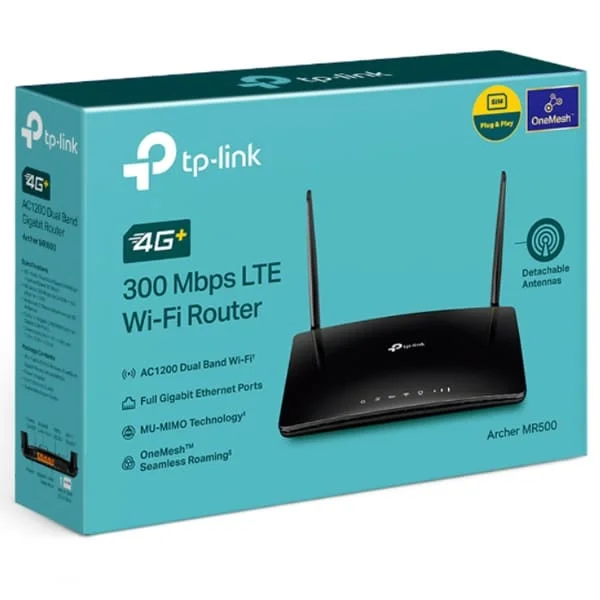 راوتر TP-LINK Archer MR500 4G+ Cat6 AC1200 ثنائي النطاق جيجابت - Image 2