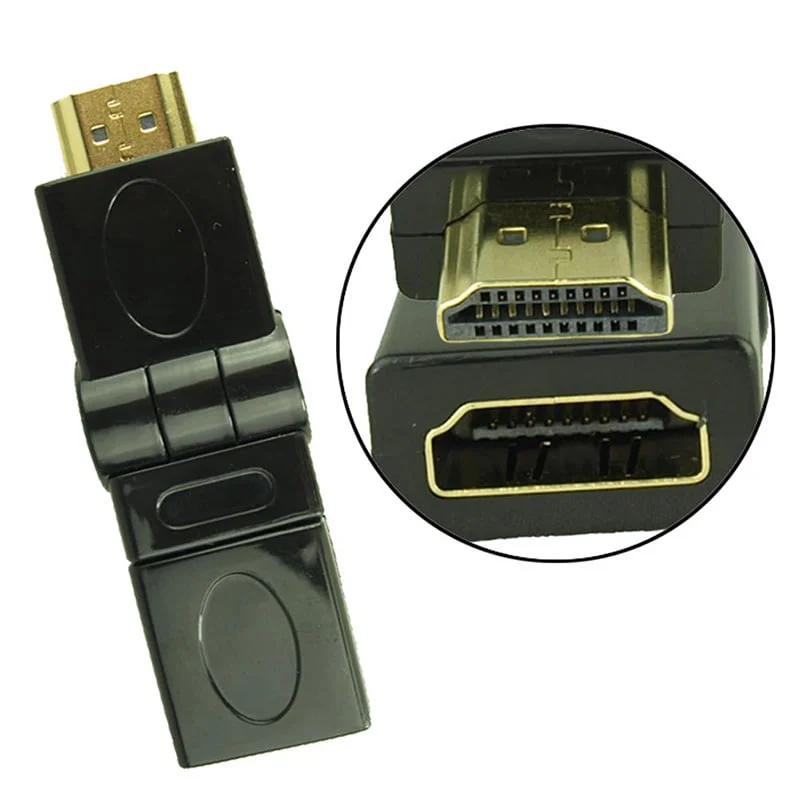 محول AIFFECT HDMI 1.4 ذكر إلى أنثى بزاوية متحركة 90°، 180°، 360° - Image 5