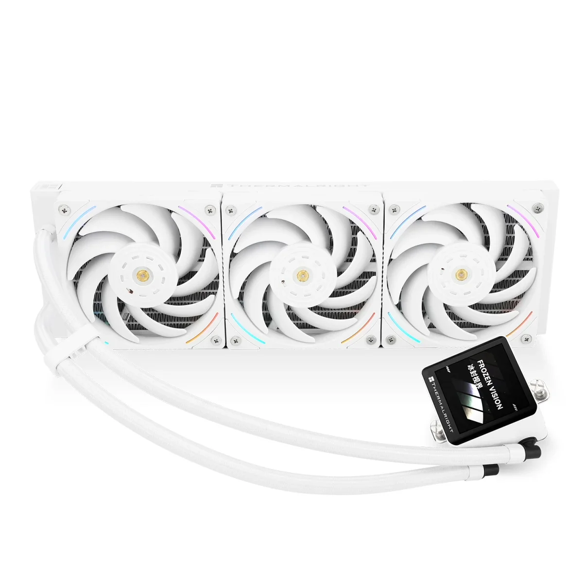 Thermalright Frozen Vision 360 White Liquid CPU Cooler with 2.88 Inch IPS LCD - Image 6